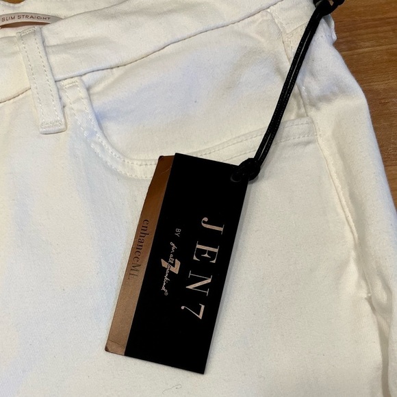 7 For All Mankind Denim - JEN7 by 7 for All Mankind White Denim Jeans​​​​​​